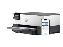 HP Officejet Pro 9110b - Skriver - farge Dupleks - ink-jet - A4/Legal - 1200 x 1200 dpi - opp til 22 spm (mono) / inntil 18 spm (farge) - kapasitet: 250 ark - USB 2.0, USB 2.0 vert, LAN, Wi-Fi(ac), Bluetooth 5.0 LE - sement