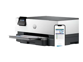 HP Officejet Pro 9110b - Skriver - farge Dupleks - ink-jet - A4/Legal - 1200 x 1200 dpi - opp til 22 spm (mono) / inntil 18 spm (farge) - kapasitet: 250 ark - USB 2.0, USB 2.0 vert, LAN, Wi-Fi(ac), Bluetooth 5.0 LE - sement