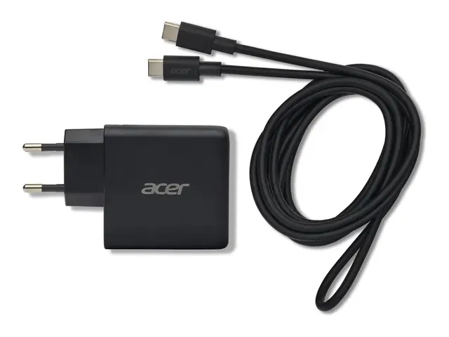 Acer OPD611 - USB-C-strømadapter - GaN2 - AC - 67 watt - utgangsko...