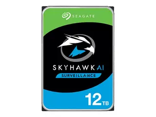 Seagate SkyHawk AI ST12000VE001 Harddisk - 12 TB - intern - 3.5&quot; - SATA 6Gb/s - buffer: 256 MB - med 3-&#229;rs Seagate Rescue Data Recovery