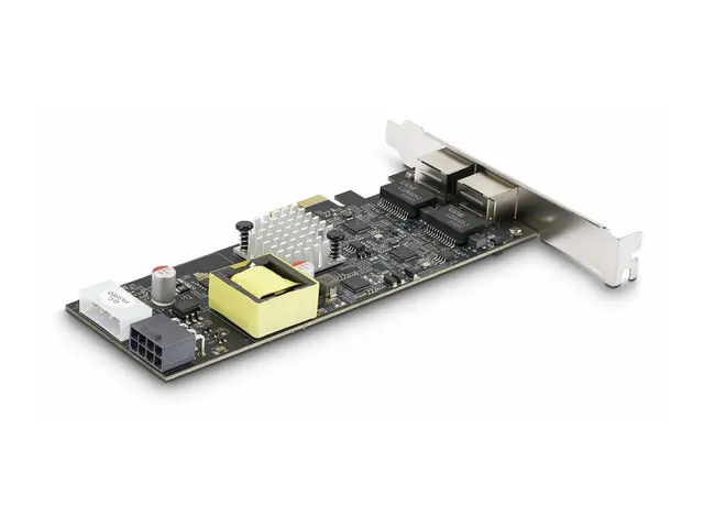 Startech 2-Port 2.5Gbps PoE Network Card, Intel I225-V, 802.3af/at...