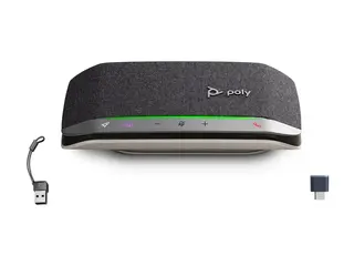 Poly Sync 20+M - Smart h&#248;yttalertelefon Bluetooth - kablet, tr&#229;dl&#248;s - USB-A, USB-C - svart - Certified for Microsoft Teams