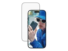 PanzerGlass - Skjermbeskyttelse for mobiltelefon ultravid passform m. EasyAligner - glass - rammefarge svart - for Apple iPhone 17 Pro