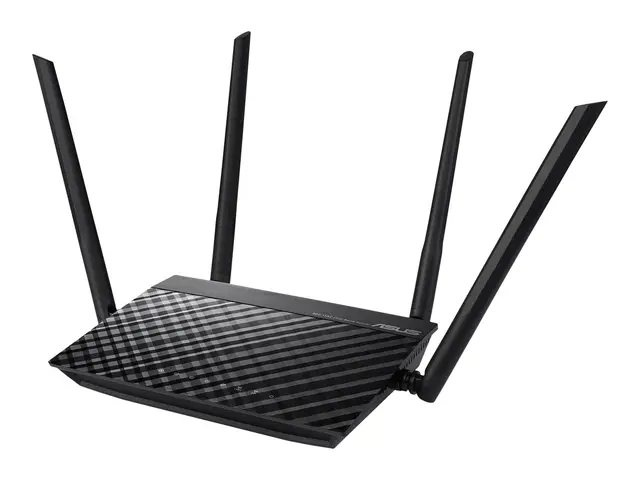 ASUS RT-AC1200 V2 - trådløs ruter 4-portssvitsj Wi-Fi 5 Dobbeltbånd