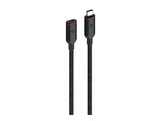 UNISYNK - USB-kabel - 24 pin USB-C (hann) til 24 pin USB-C (hunn) 80 cm - 4K 60Hz st&#248;tte, 8K 30Hz st&#248;tte - svart