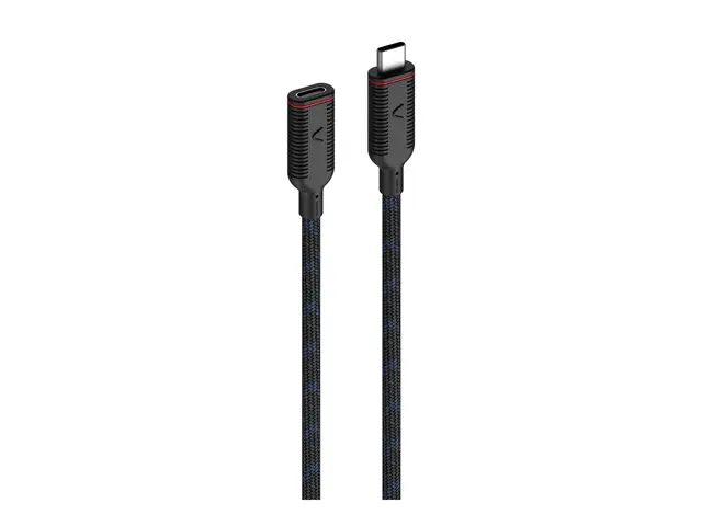 UNISYNK - USB-kabel 24 pin USB-C (hann) til (hunn) 80 cm 4K 60Hz s...