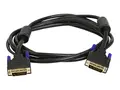 Ergotron - DVI-kabel - dobbeltlenke DVI-D (hann) til DVI-D (hann) - 3.05 m - formst&#248;pt - svart - for P/N: 45-353-026