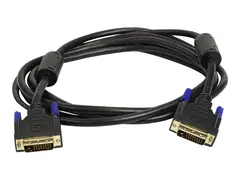 Ergotron - DVI-kabel - dobbeltlenke - DVI-D (hann) til DVI-D (hann) 3.05 m - formst&#248;pt - svart - for P/N: 45-353-026