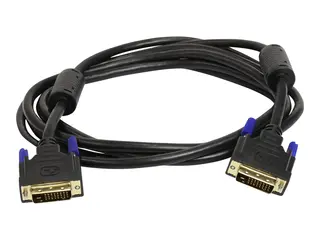 Ergotron - DVI-kabel - dobbeltlenke DVI-D (hann) til DVI-D (hann) - 3.05 m - formst&#248;pt - svart - for P/N: 45-353-026