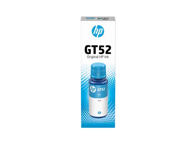 HP GT52 - Cyan original blekkrefill for Deskjet GT 58XX; Ink Tank ...