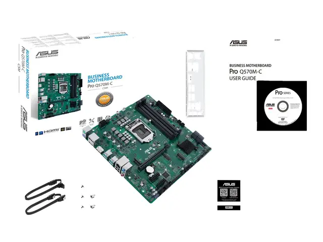ASUS Pro Q570M-C/CSM - Hovedkort micro ATX LGA1200-sokkel Q570 Chi...