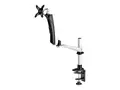 Startech Monitor Desk Mount, VESA 75x75/100x100, 27/30-inch Screens Monteringssett (leddarm) - justerbar arm - for LCD-skjerm - plastikk, aluminium, stål - svart - skjermstørrelse: inntil 30" - skrivebordsmonterbar - TAA-samsvar
