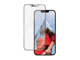 PanzerGlass - Skjermbeskyttelse for mobiltelefon ultravid passform m. EasyAligner - glass - rammefarge svart