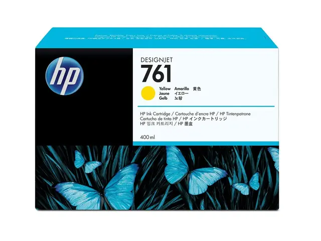 HP 761 - 400 ml gul original DesignJet blekkpatron for T7100, T720...