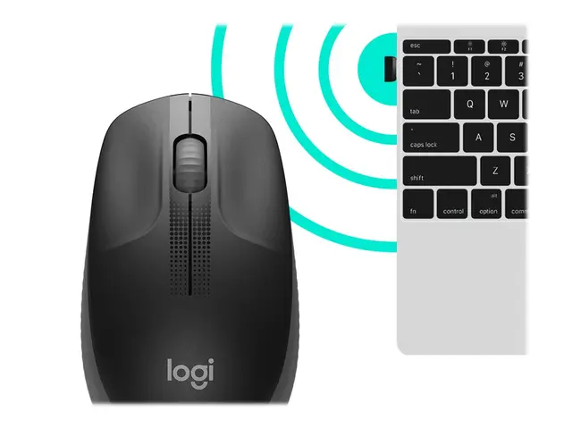 Logitech M190 - Mus - optisk - 3 knapper - trådløs - USB trådløs m...