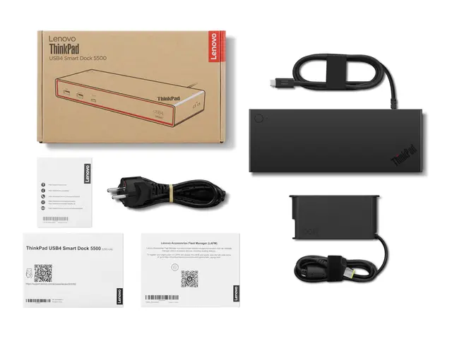 Lenovo ThinkPad Smart Dock 5500 - dokkingstasjon USB4 HDMI, DP, US...
