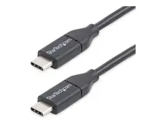 StarTech.com 0.5m USB C Cable - USB 2.0 - M/M USB-C Charger Cable - USB 2.0 Type C Cable - Short USB C Cable (USB2CC50CM) - USB-kabel - USB-C (hann) til USB-C (hann) - USB 2.0 - 50 cm - svart - for P/N: DKT30CHD
