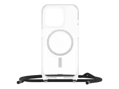 OtterBox React Series - Baksidedeksel for mobiltelefon halskjede - MagSafe-samsvar - plastikk - stjernest&#248;v (klart glitter) - for Apple iPhone 15 Pro