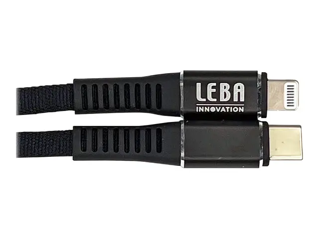 LEBA NoteCable - Lightning-kabel 24 pin USB-C hann til Lightning 1...