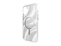 ZAGG Milan Snap - Baksidedeksel for mobiltelefon MagSafe-samsvar - grafen - snurr glitter - for Apple iPhone 16 Plus