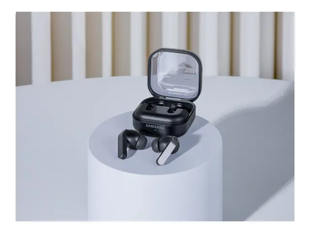 Samsung Galaxy Buds4 Pro - True wireless-hodetelefoner med mikrofon i øret - Bluetooth - aktiv støydemping - svart 