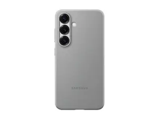 Samsung EF-VS931 - Baksidedeksel for mobiltelefon fauxl&#230;r - gr&#229; - for Galaxy S25