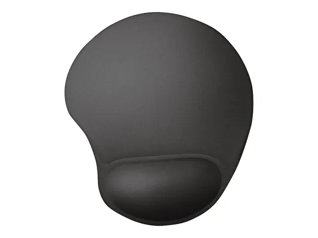 Trust Bigfoot Gel Mouse Pad - Musematte med håndleddsstøtte - svart