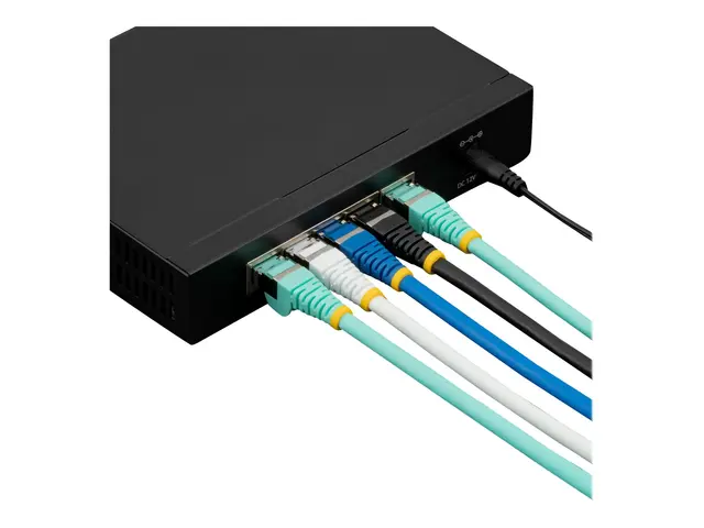 StarTech.com 1m CAT6a Ethernet Cable - Aqua Low Smoke Zero Halogen...