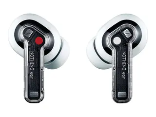 Nothing ear - True wireless-hodetelefoner med mikrofon i øret - Bluetooth - aktiv støydemping - hvit