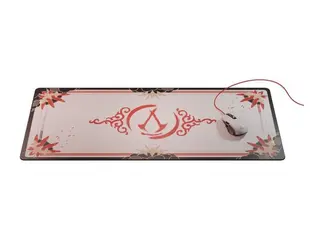 Lexip - Initiate Bundle - mus - 6 knapper kablet - USB-A - svart, gull, rød, hvit - med Ubisoft mouse pad and Assassin's Creed Shadows