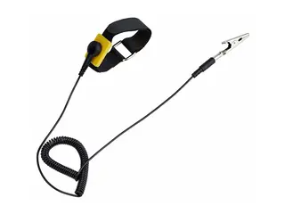 StarTech.com - Antistatisk håndleddbånd with 1.5 m detachable grounding cable - svart - 65 cm - TAA-samsvar