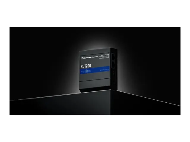 Teltonika RUT200 - Trådløs ruter - WWAN 2,4 GHz - 4G, 2G, 3G - DIN...
