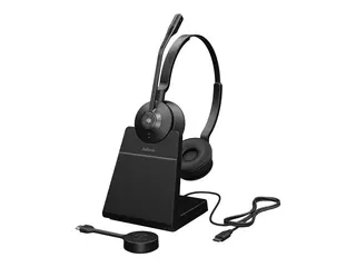 Jabra Engage 55 SE Stereo - Hodesett on-ear - DECT - tr&#229;dl&#248;s - USB-C via DECT-adapter - Certified for Microsoft Teams