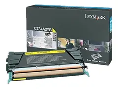 Lexmark - Gul - original - tonerpatron LCCP for Lexmark C734, C736, X734, X736, X738
