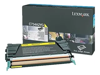 Lexmark - Gul - original - tonerpatron LCCP for Lexmark C734, C736, X734, X736, X738
