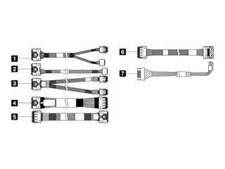 Lenovo - Lagerkabelsett - for 2.5" Chassis Front BP2