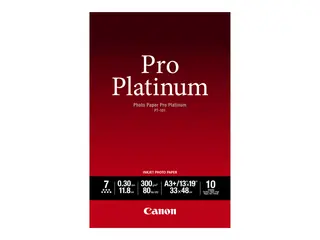 Canon Photo Paper Pro Platinum A3 plus (329 x 423 mm) - 300 g/m&#178; - 10 ark fotopapir - for PIXMA iP8720, IX6820, PRO-1, PRO-10, PRO-100, Pro9000, Pro9000 Mark II, Pro9500
