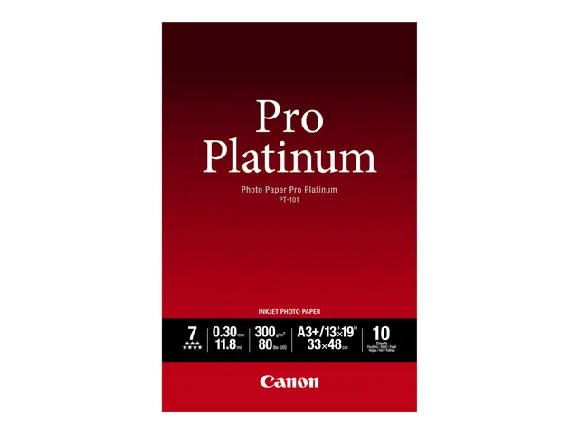 Canon Photo Paper Pro Platinum - A3 plus (329 x 423 mm) - 300 g/m²...