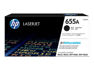 HP 655A - Svart - original - LaserJet - tonerpatron (CF450A) for Color LaserJet Managed Flow MFP M681; LaserJet Enterprise Flow MFP M681, MFP M682