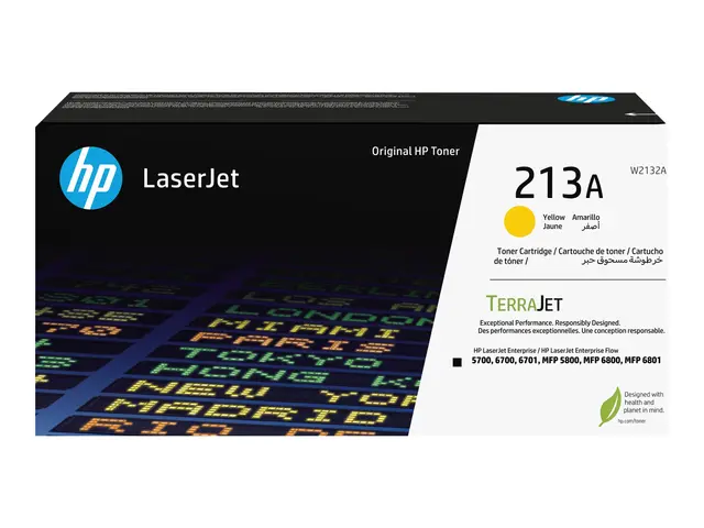 HP 213A - Gul original LaserJet tonerpatron (W2132A) for Color Ent...
