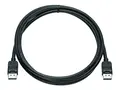 HP - Skjermkabelsett - DisplayPort (hann) til DisplayPort (hann) 2 m - for Elite t655; Presence Small Space Solution with Zoom Rooms; Pro t550