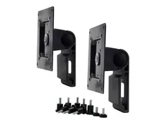 Ergotron Dual Monitor Tilt Pivot Kit - Monteringssett (2 svingtapper, 2 buntebånd, spindel) for 2 skjermer - svart