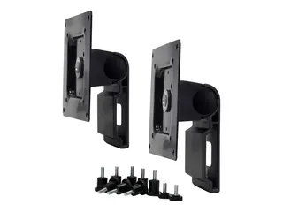 Ergotron Dual Monitor Tilt Pivot Kit - Monteringssett (2 svingtapper, 2 buntebånd, spindel) for 2 skjermer - svart
