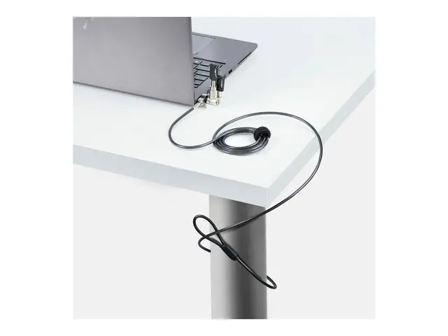 Startech 25-Pack Universal Laptop Lock 6.6ft (2m), Master Keyed Lo...