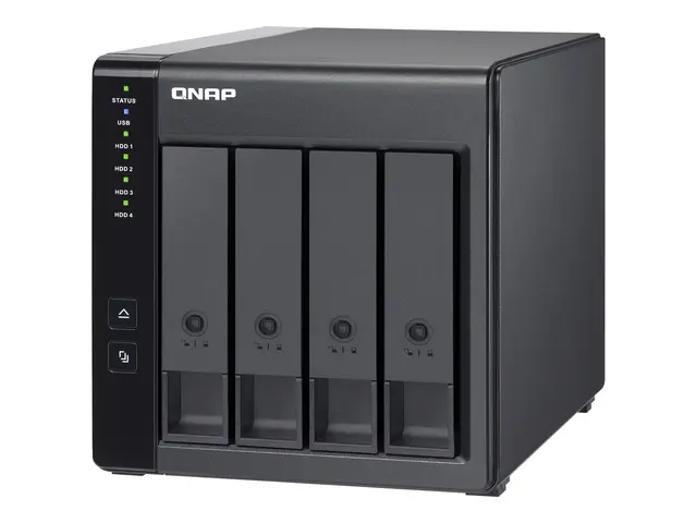 QNAP TR-004 - Harddiskarray 0 TB 4 brønner (SATA-300) USB 3.2 Gen ...