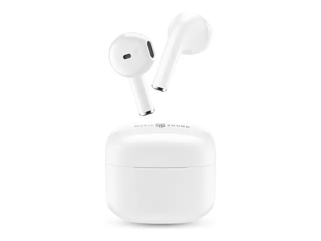 MUSIC SOUND SWAG - True wireless-hodetelefoner med mikrofon i øret...