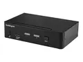 STARTECH.COM 2-Port DisplayPort KVM Switch - 4K 60Hz - DisplayPort 1.2 KVM S