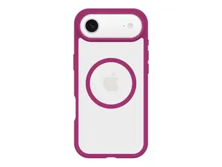 OtterBox React Series - Baksidedeksel for mobiltelefon MagSafe-samsvar - plastikk - rosekrystall (rosa/klar) - for Apple iPhone Air