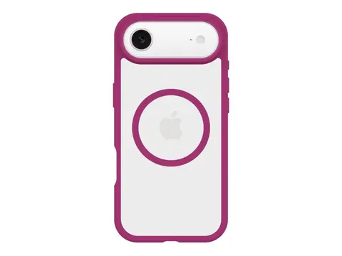 OtterBox React Series - Baksidedeksel for mobiltelefon MagSafe-samsvar - plastikk - rose crystal (pink/clear) - for Apple iPhone Air