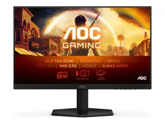 AOC Gaming 24G42E - LED-skjerm - gaming - 24" (23.8" synlig) 1920 x 1080 Full HD (1080p) @ 180 Hz - Fast IPS - 300 cd/m² - 1000:1 - HDR10 - 0.5 ms - HDMI, DisplayPort - svart